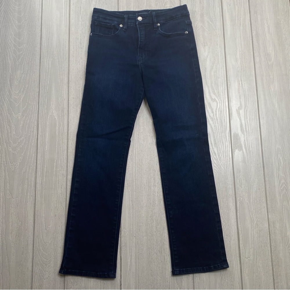 Good American size 6 / 28 Dark Blue Jeans